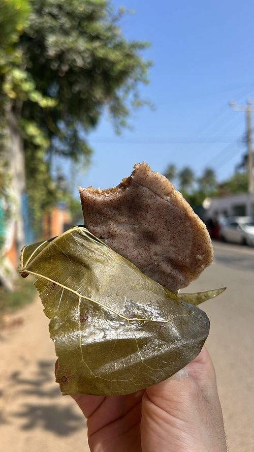 Sadly only took a photo of the dessert:(   at Dhana's Curry Pot in Mirissa