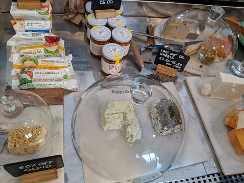 vegan cheeses at La Fauxmagerie in North West London