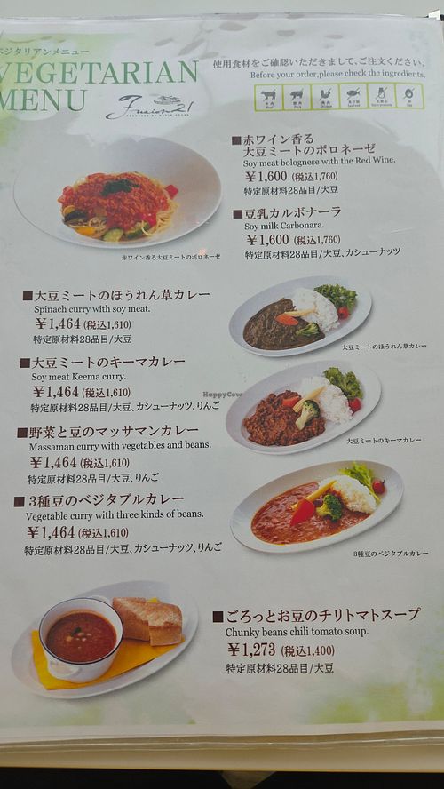 In earlier reviews of this place there is only 2 options, but when i checked now, they have even more. :-) at Fusion 21 in Kanazawa