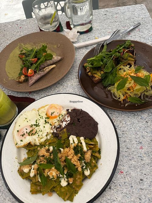 Tons of vegan options. Many things can also be turned vegan upon request. at Riverview Cafe in Yelapa