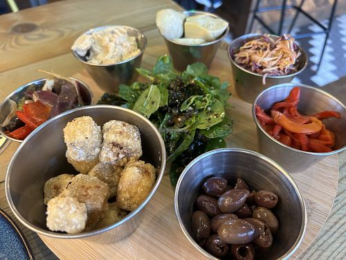 Vegan platter  at Starling in Harrogate