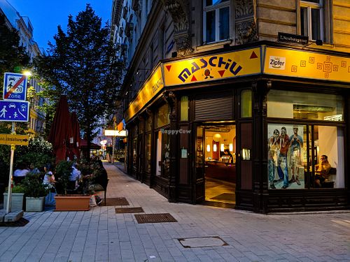 Outside of Maschu Maschu at Maschu Maschu in Vienna