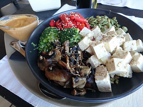 Buddha Bowl at The Beer Harbour in Gran Canaria