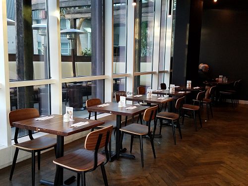 Inside at Rakkan in Santa Monica