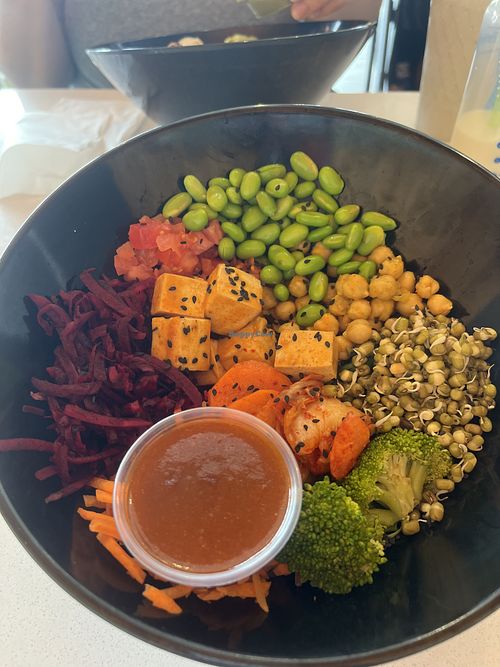 Asian bowl with tofu  at Copper Branch in Thornhill