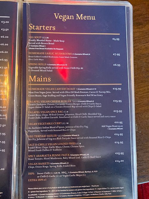 Arcadia Tallaght Restaurant HappyCow