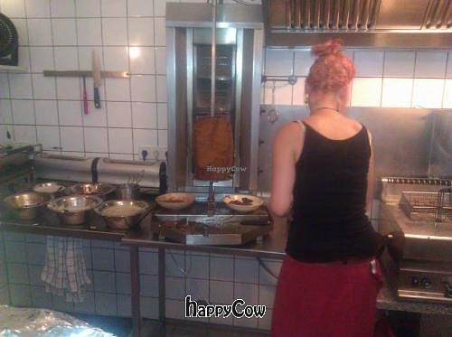 Delicious doner kebab at Voner! at Vöner der Vegetarische Döner in Berlin