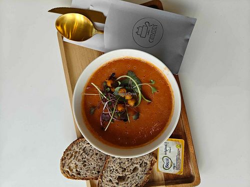 Soup at Catberry in Ghent