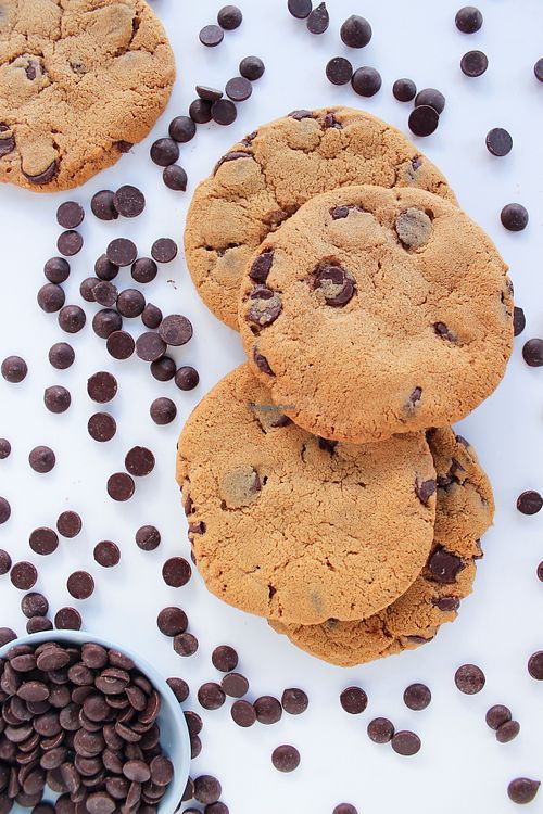 Chocolate chip cookies at Catberry in Ghent