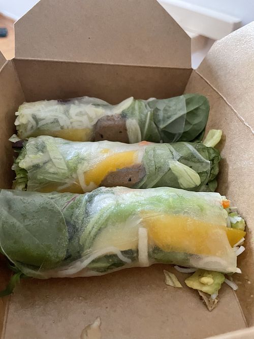 Seitan Sprin Roll  at Sunshine Vegan Restaurant in Berlin