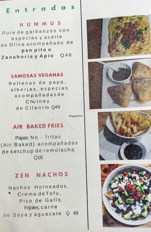 Menú 2 at Lavka in Guatemala City