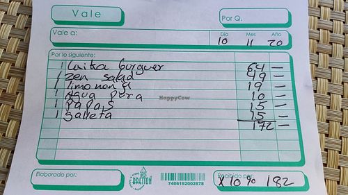 Factura at Lavka in Guatemala City