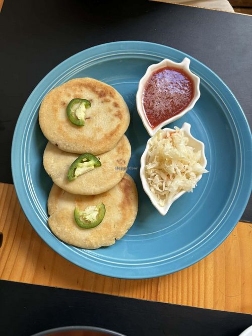 pupusas! at Lavka in Guatemala City