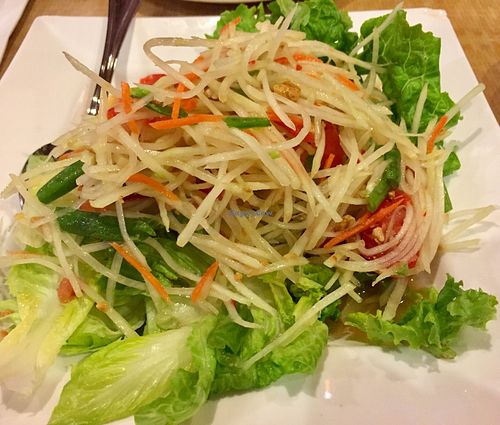 Papaya salad (hold the dried shrimp) at Red Chili in Hayward