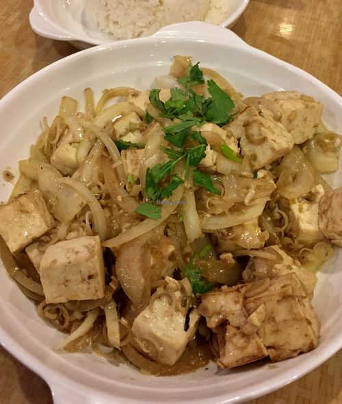 Lemongrass with sautéed tofu  at Red Chili in Hayward