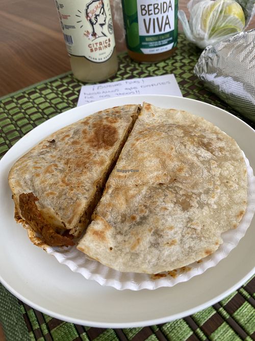 Gringa de Pastor con Piña 😛   at Gracias Madre in Mexico City