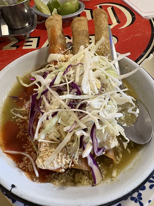 Flautas  at Gracias Madre in Mexico City