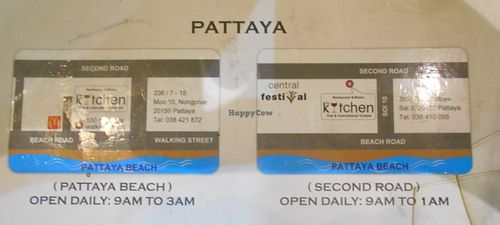 Location at The Kitchen in Pattaya
