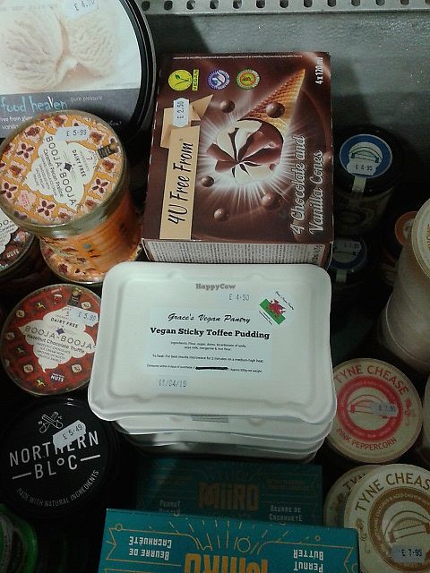 Sticky toffee pudding and ice creams at Alternative Stores - Online store in North Shields