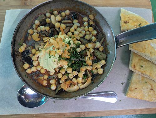 Vegan shakshuka at Thyme & Again in Plettenberg Bay