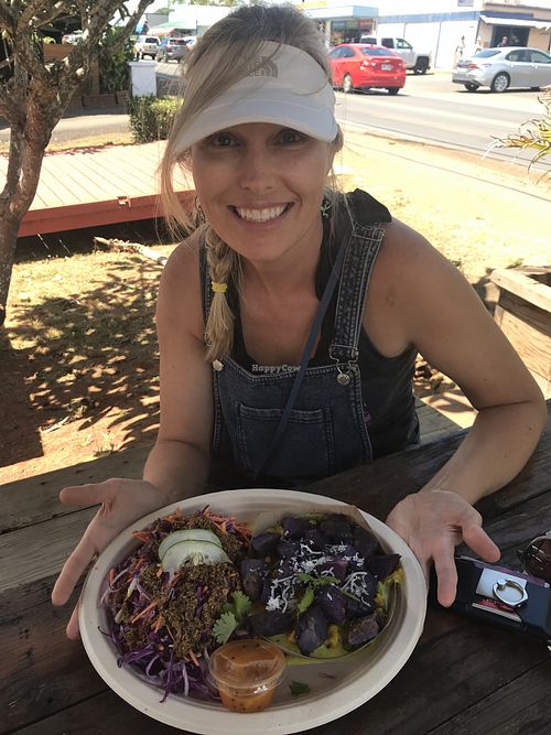 Roti and spicy chick peas  at Spicy Indian Chick in Haleiwa
