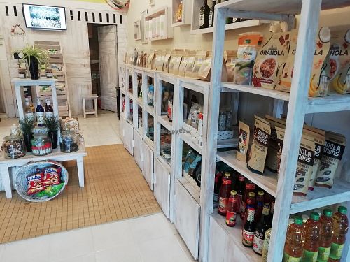 products at Vegan Organic Shop in Yogyakarta