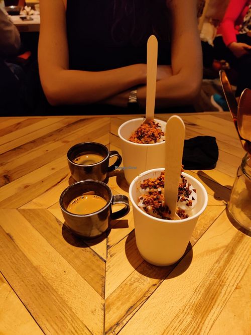 Vegan affogato! at Nutbutter in Dublin