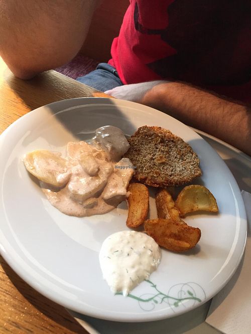 Vegetarian options. at Tibits in Basel