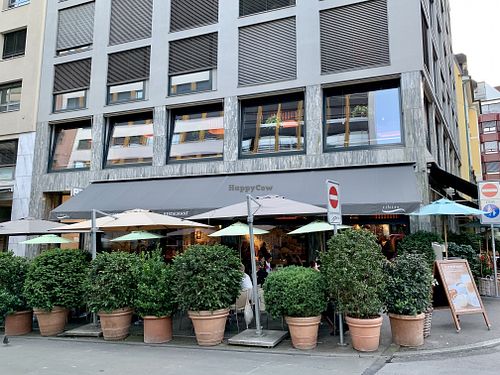 outside at Tibits in Basel