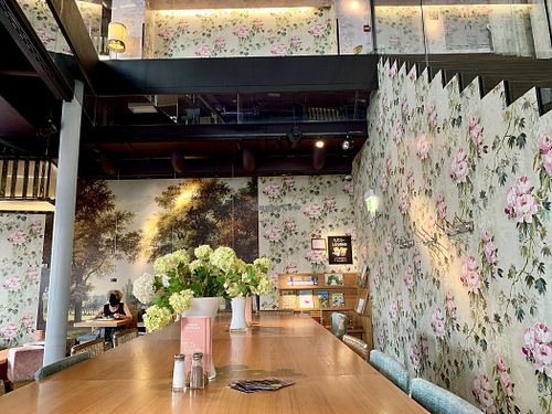 inside at Tibits in Basel