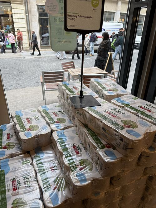 toilet papet  at denn's Biomarkt  in Halle