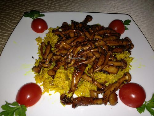 Casa Satya Shimeiji mushrooms at Casa Satya in Bucharest