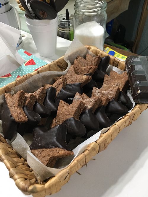 Cookies at Verde Chocolate Café in Montevideo