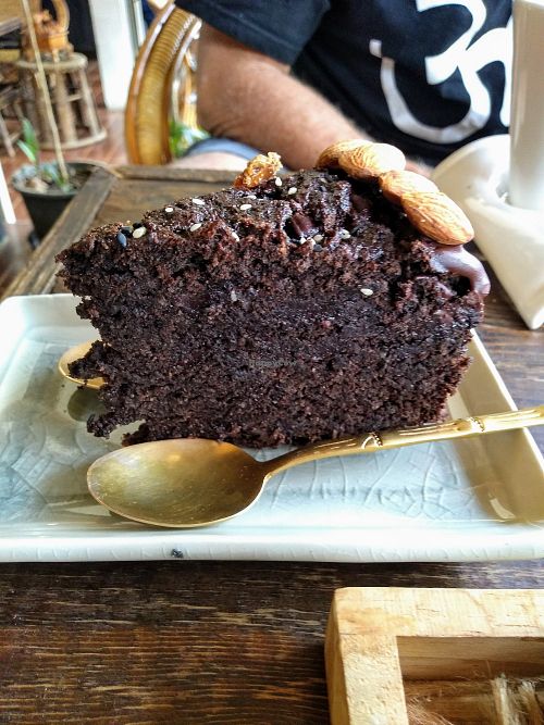 Cacoa tahini cake, divine! at Coffee Stains in Pai