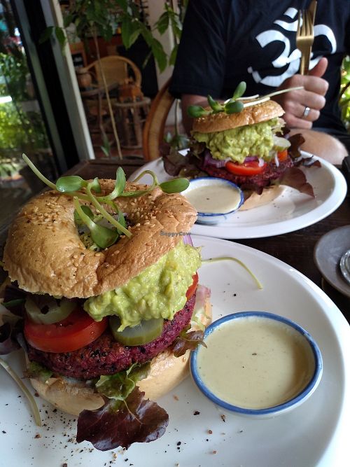 Decadent burger. at Coffee Stains in Pai