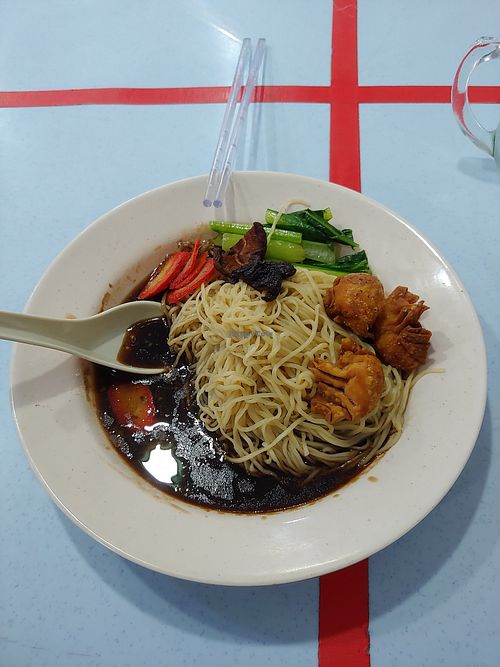 Wan Tan mee (large) at Delish Vegan Kitchen in Penang