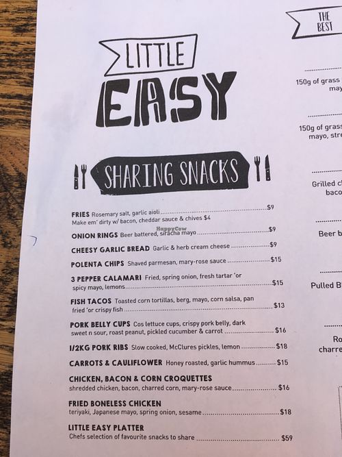 Guess you could make some of these vegan ✌️ at Little Easy in Auckland