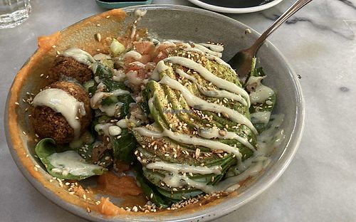 Falafel bowl  at Press in Dubbo