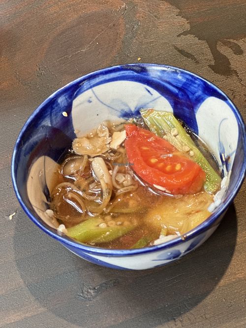 Soup with tofu   at Here & Now - Binh Thanh in Ho Chi Minh City