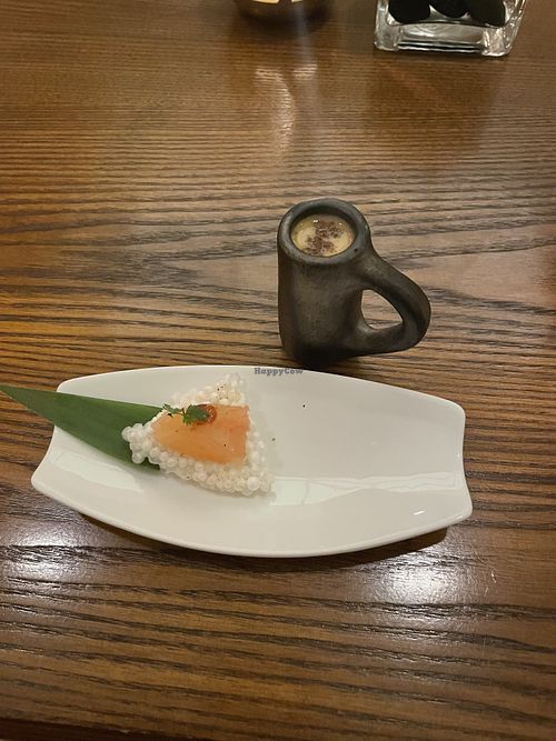 Complimentary dish #Veganuary at Indian Accent in New York City