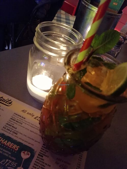 Jager mojito at Absurd Bird in Glasgow