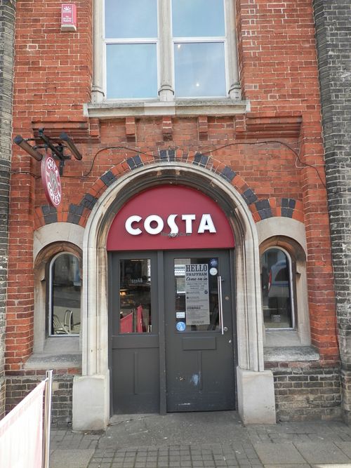 Costa Coffee entrance at Costa Coffee in Swaffham