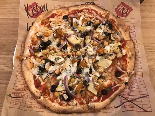 Vegan pizza  at Mod Pizza - Highcross in Leicester