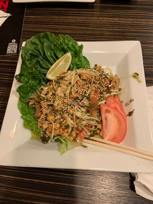 Yea leaf salad  at Sun Cuisines in Buffalo