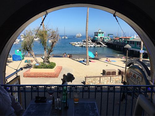 Impressive view! at Steve's Steakhouse in Santa Catalina Island