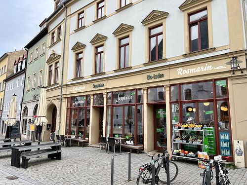 store front  at Estragon and Rosmarin in Weimar