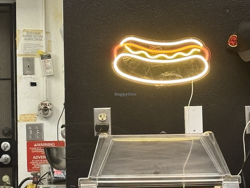 Vegan hot dog time!   at Plant Slayer in Fresno