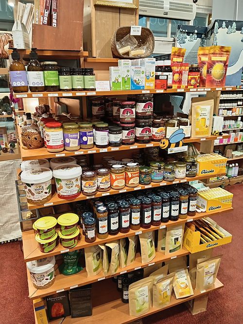 Spreads etc at Quality Health Foods in Harrogate