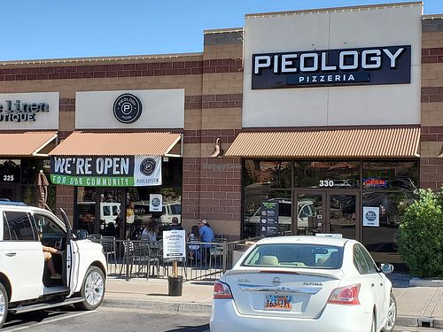 Outside at Pieology in St George