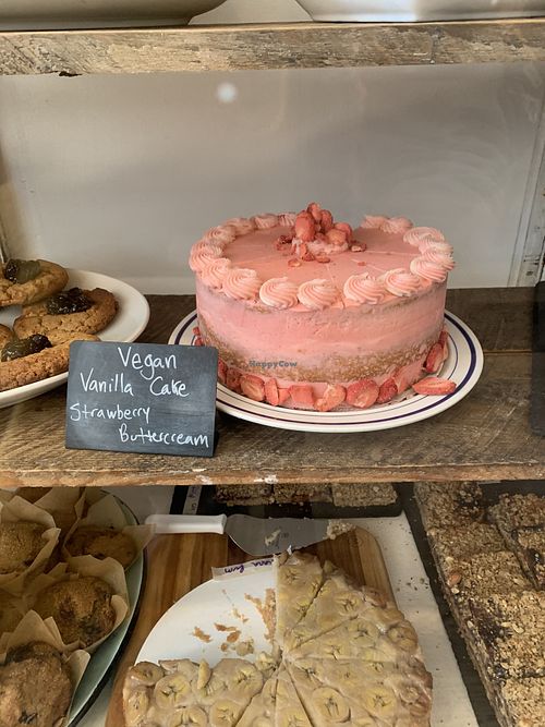 Vegan cake at Kitchen & Coffee in Beacon
